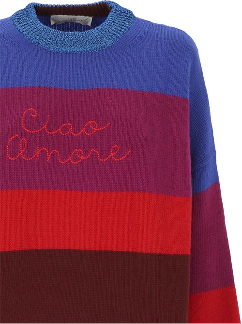 Royal blue/multicolour knitwear Giada Benincasa | 220130